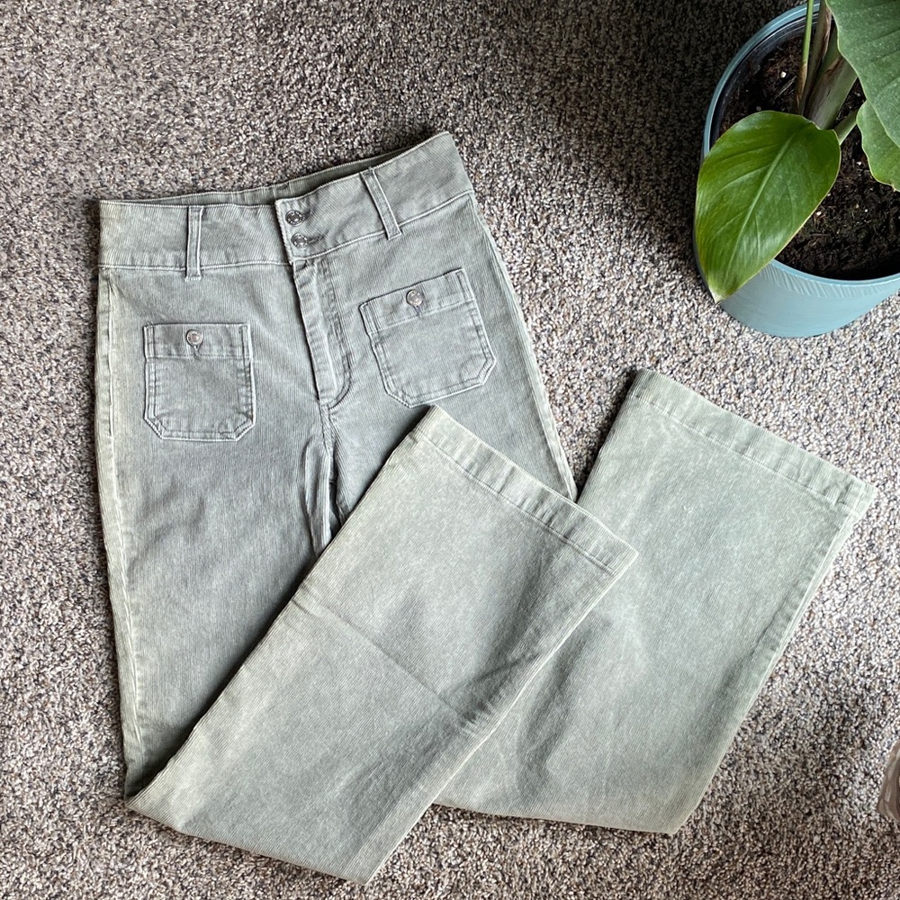 Forever 21 Olive Boot Cut Pants